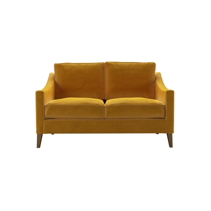 Iggy 2 Seat Sofa in Butterscotch Cotton Matt Velvet