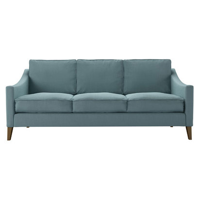 Iggy 3 Seat Sofa in Lagoon Brushed Linen Cotton