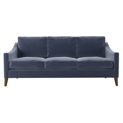 Iggy 3 Seat Sofa in Sapphire Smart Velvet