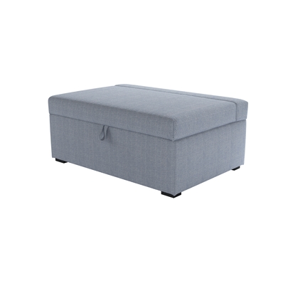 Henry Single Bed in Box in Uniform House Herringbone Weave