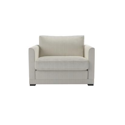Aissa Loveseat in Clay House Herringbone Weave