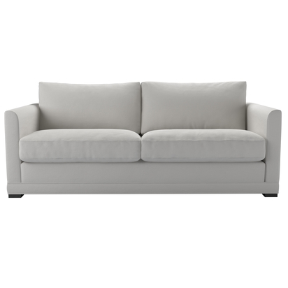 Aissa 3 Seat Sofa in Alabaster Brushed Linen Cotton