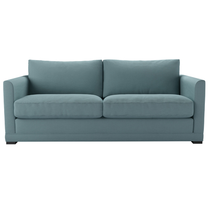 Aissa 3 Seat Sofa in Lagoon Brushed Linen Cotton