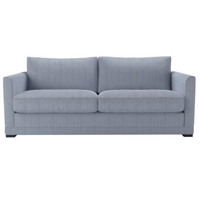 Aissa 3 Seat Sofa in Uniform House Herringbone Weave