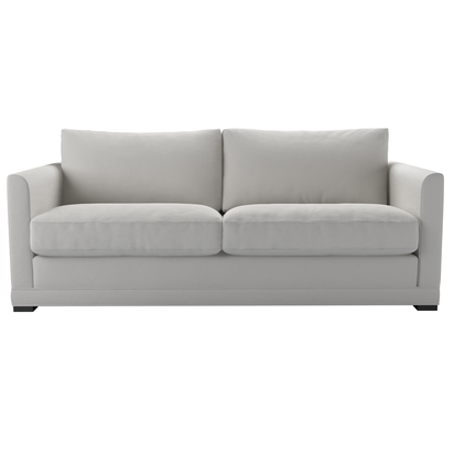 Aissa 3 Seat Sofa Bed in Alabaster Brushed Linen Cotton