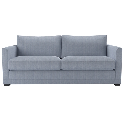 Aissa 3 Seat Sofa Bed in Uniform House Herringbone Weave