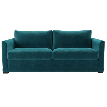 Aissa 3 Seat Sofa Bed in Neptune Smart Velvet