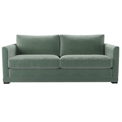 Aissa 3 Seat Sofa Bed in Sage Smart Velvet