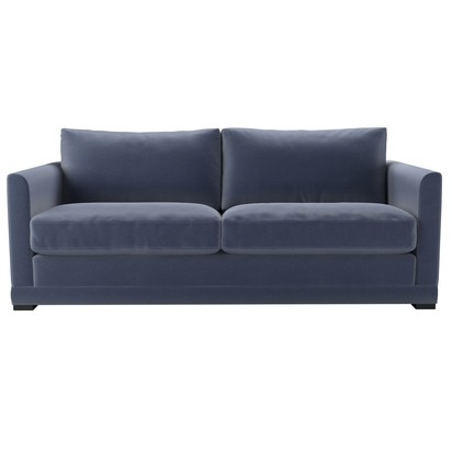 Aissa 3 Seat Sofa Bed in Sapphire Smart Velvet