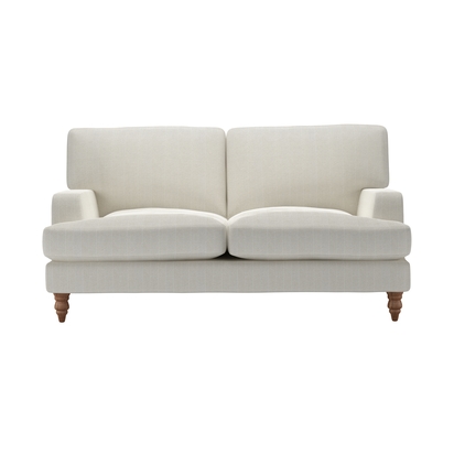 Isla 2 Seat Sofa in Clay House Herringbone Weave