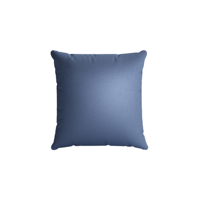 55x55cm Scatter Cushion in Oxford Blue Brushed Linen Cotton
