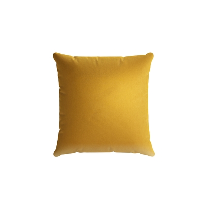 55x55cm Scatter Cushion in Butterscotch Cotton Matt Velvet