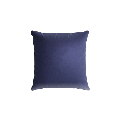 55x55cm Scatter Cushion in Prussian Blue Cotton Matt Velvet
