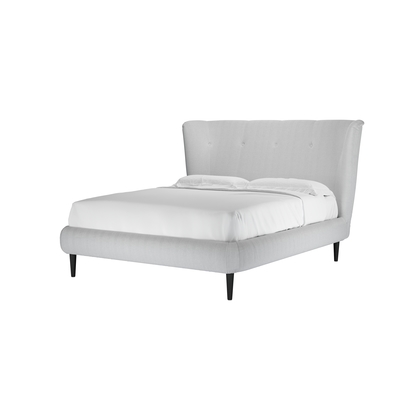 Audrey King Bed in Pumice House Herringbone Weave