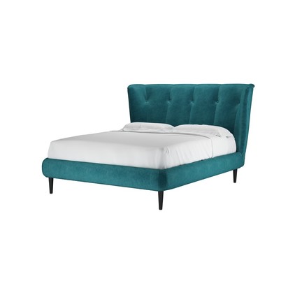 Audrey King Bed in Neptune Smart Velvet