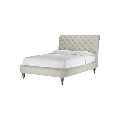 Knightsbridge without Footboard Double Bed in Clay House Basket Weave