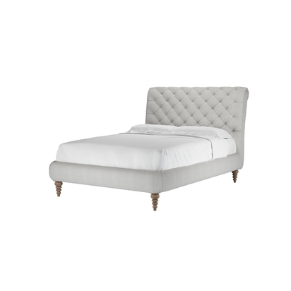 Knightsbridge without Footboard Double Bed in Pumice House Basket Weave