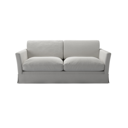 Otto 2.5 Seat Sofa Bed in Alabaster Brushed Linen Cotton
