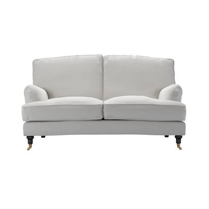 Bluebell 2 Seat Sofa in Alabaster Brushed Linen Cotton