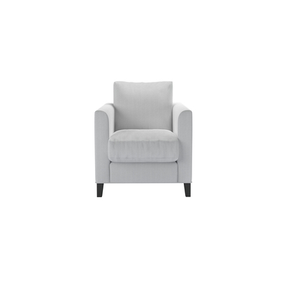 Izzy Armchair in Pumice House Herringbone Weave