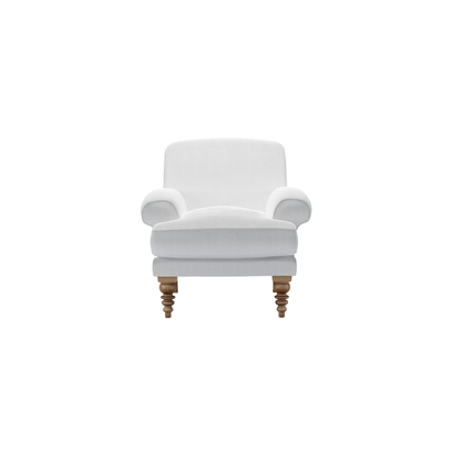 Saturday Armchair in Pumice House Herringbone Weave