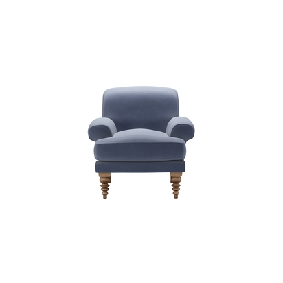 Saturday Armchair in Sapphire Smart Velvet