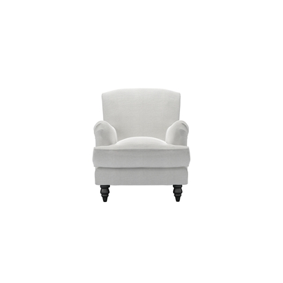 Snowdrop Small Armchair in Pumice House Basket Weave