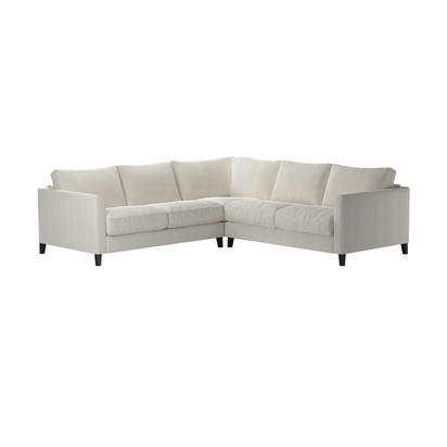 Izzy Small Corner Sofa in Clay House Basket Weave