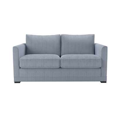 Aissa 2 Seat Sofa Bed in Uniform House Herringbone Weave