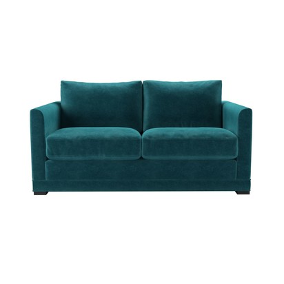 Aissa 2 Seat Sofa Bed in Neptune Smart Velvet