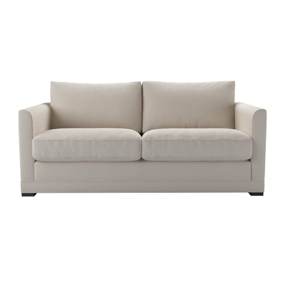 Aissa 2.5 Seat Sofa Bed in Taupe Brushed Linen Cotton