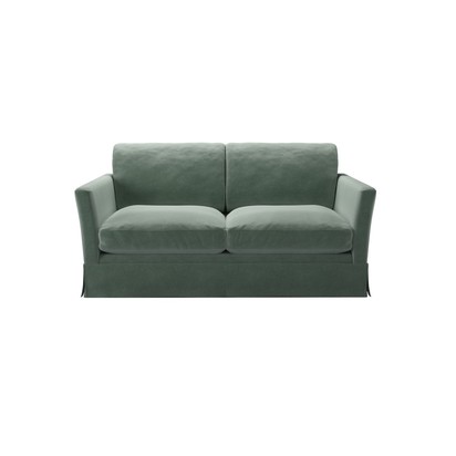 Otto 2 Seat Sofa Bed in Sage Smart Velvet
