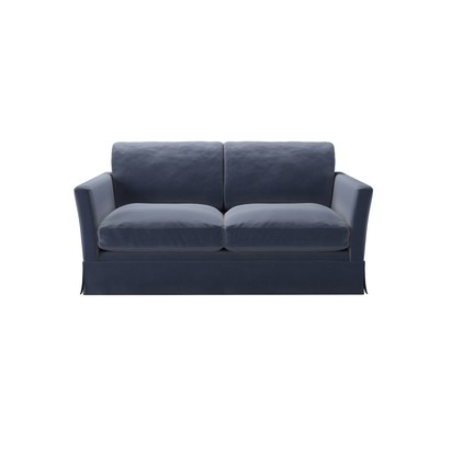 Otto 2 Seat Sofa Bed in Sapphire Smart Velvet