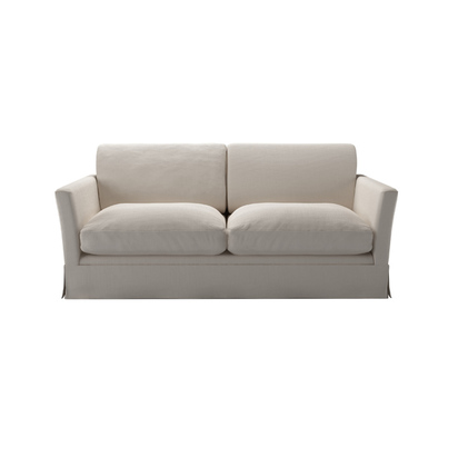 Otto 2.5 Seat Sofa Bed in Taupe Brushed Linen Cotton