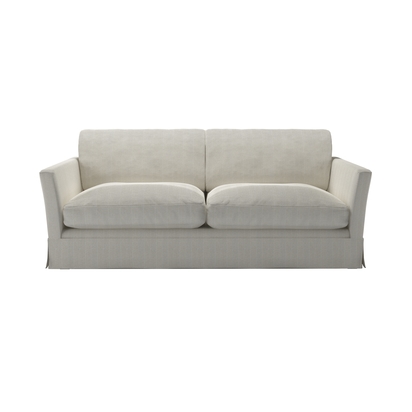 Otto 3 Seat Sofa Bed in Clay House Herringbone Weave
