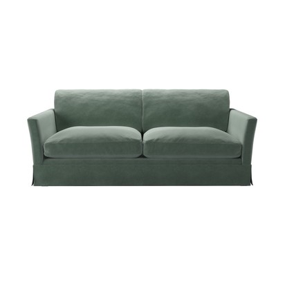Otto 3 Seat Sofa Bed in Sage Smart Velvet