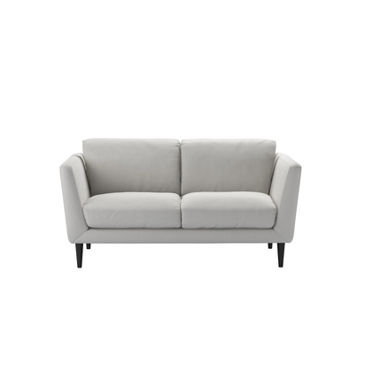 Holly 2 Seat Sofa in Alabaster Brushed Linen Cotton
