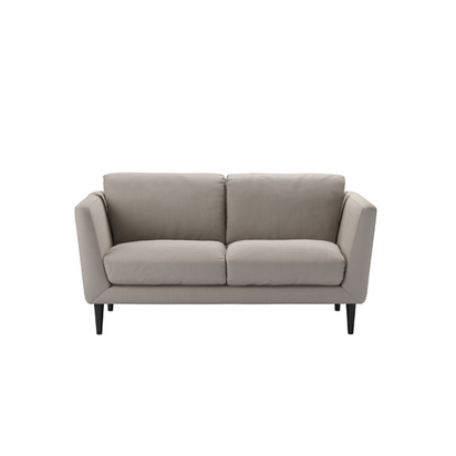Holly 2 Seat Sofa in Stone Brushed Linen Cotton