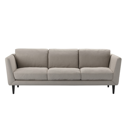 Holly 3 Seat Sofa in Stone Brushed Linen Cotton