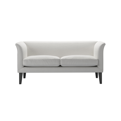 Fingal 2 Seat Sofa in Alabaster Brushed Linen Cotton