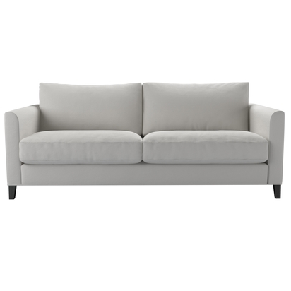 Izzy 3 Seat Sofa in Alabaster Brushed Linen Cotton