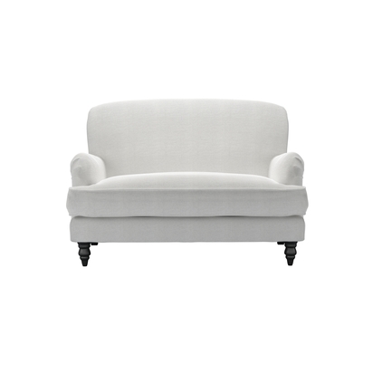 Snowdrop Loveseat in Pumice House Basket Weave