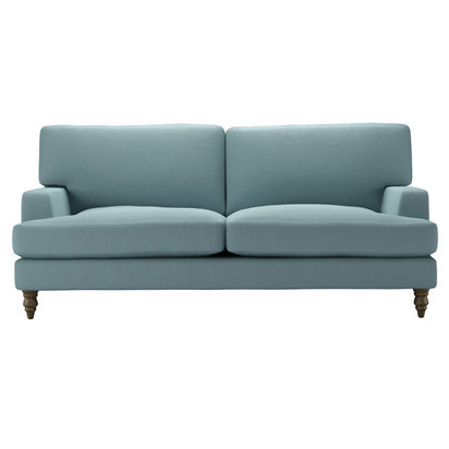 Isla 3 Seat Sofa in Lagoon Brushed Linen Cotton