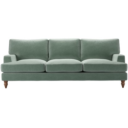 Isla 4 Seat Sofa in Sage Smart Velvet