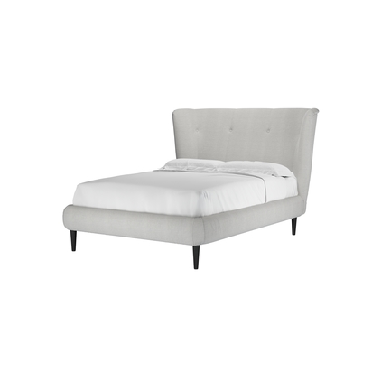 Audrey Double Bed in Pumice House Basket Weave