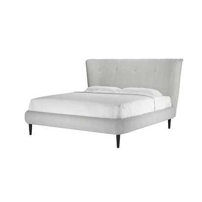 Audrey Super King Bed in Pumice House Basket Weave