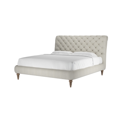 Knightsbridge (No Footboard) Super King Bed in Clay House Basket Weave