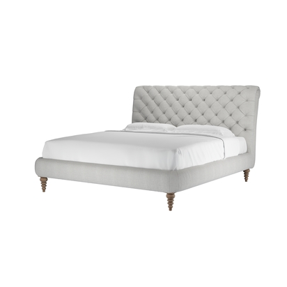 Knightsbridge without Footboard Super King Bed in Pumice House Basket Weave