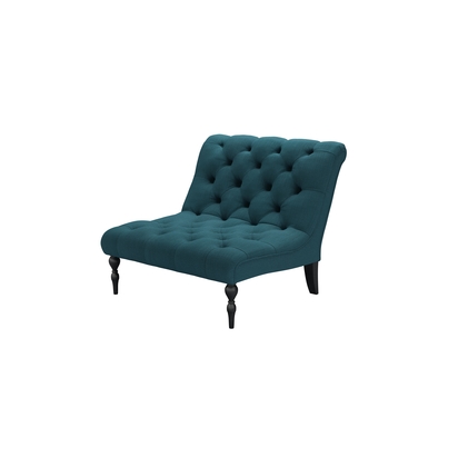 Claude Loveseat in Evergreen Brushed Linen Cotton