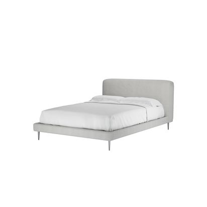 Lucy Double Bed in Pumice House Basket Weave
